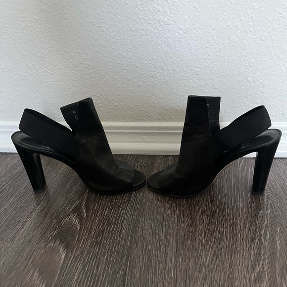 Stuart Weitzman open toed leather booties - size 5 - Picture 5 of 5